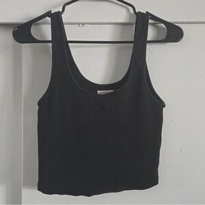 For Days 100% organic cotton ribbed crop tank top